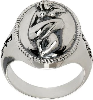 Enfants Riches Deprimes | Silver Pin Up Girl Cameo Ring,商家Ssense US,价格¥5591