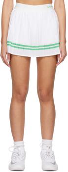 Sporty & Rich | White Striped Miniskirt商品图片,7折