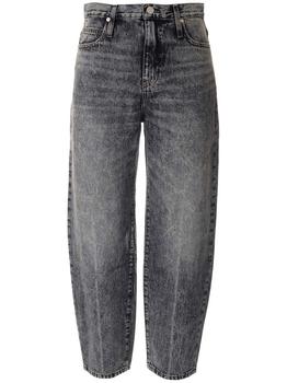FRAME | Frame Barrel Bleached Distressed Jeans商品图片,6折起×额外9折, 额外九折