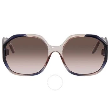Salvatore Ferragamo | Beige Geometric Ladies Sunglasses SF943S 083 60 1.9折