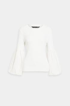 VERONICA BEARD代购, VERONICA BEARD | Clydes poplin-paneled ribbed Pima cotton-blend top商品图片 5折