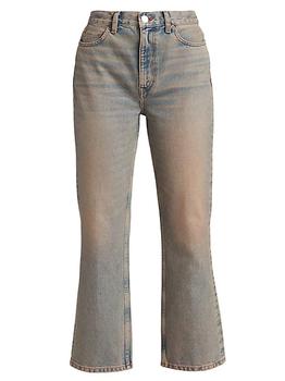 Re/Done | 70S Loose Flared Rigid Crop Jeans商品图片,5折
