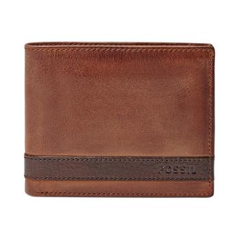 Fossil | Men's Quinn Bifold With Flip ID Leather Wallet商品图片,