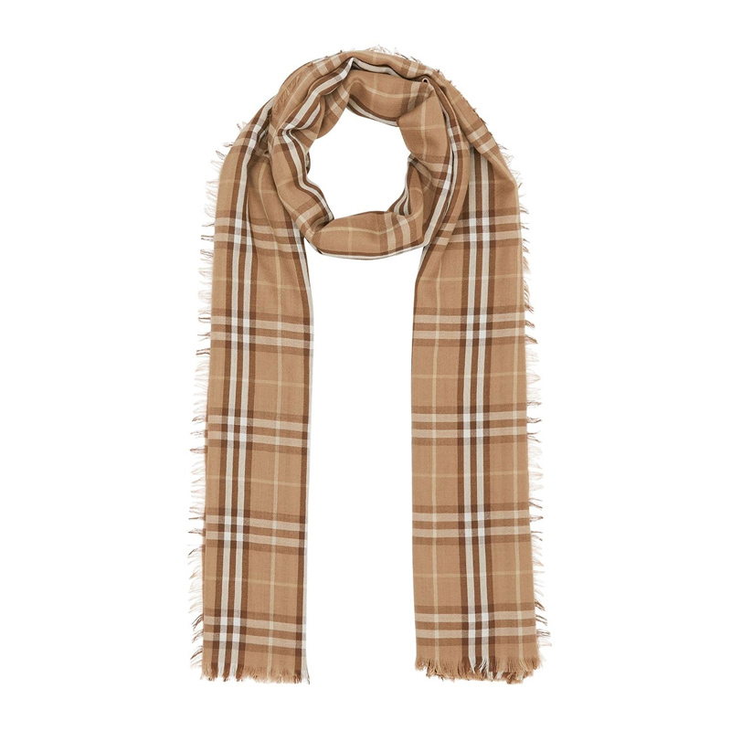 春装burberry围巾, Burberry | Burberry  男士复古格纹轻质羊绒围巾 8021745商品图片 独家减免邮费