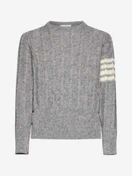 推荐Cable-knit 4-Bar wool sweater商品