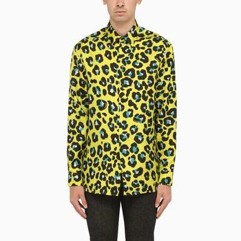 推荐Acid yellow shirt in printed silk商品