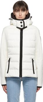 moncler女, Moncler | White Down Paneled Jacket商品图片 