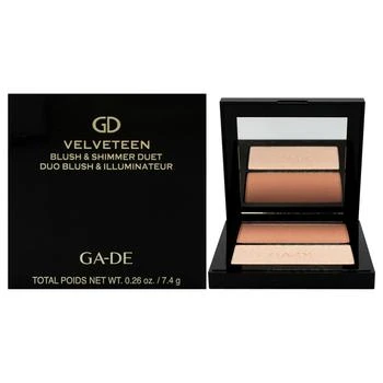 GA-DE | Velveteen Blush and Shimmer Duet - 12 Natural and Glow by  for Women - 0.26 oz Blush,商家Premium Outlets,价格¥369