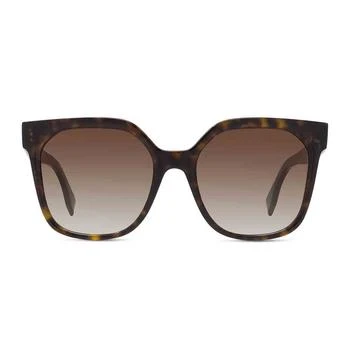 推荐Fendi Eyewear Oversized Frame Sunglasses商品