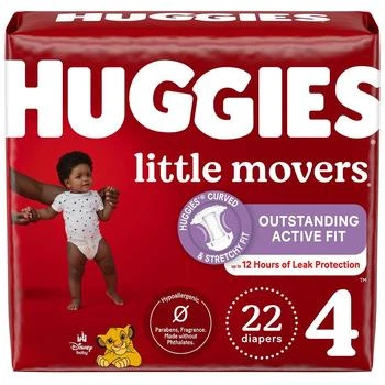 Huggies | Baby Diapers Size 4 (22-37 lbs),商家Walgreens,价格¥94