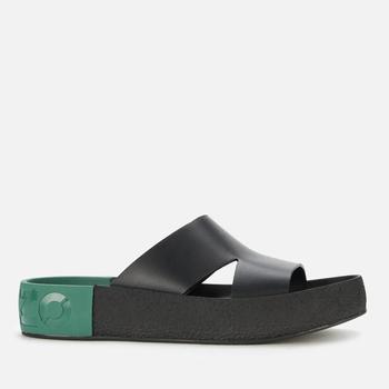 推荐KENZO Women's Zenzoyama Logo Leather Flatform Sandals商品