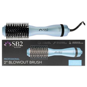 商品Sutra | Professional Blowout Brush - Metalic Baby Blue by Sutra for Unisex - 2 Inch Hair Brush,商家Premium Outlets,价格¥457图片