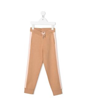 Chloé | Kids Stone Joggers With Contrast Stripes商品图片,