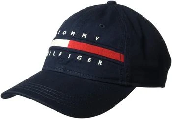 Tommy Hilfiger | Tommy Hilfiger Men’s Cotton Avery Adjustable Baseball Cap 1折起, 独家减免邮费