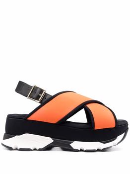 推荐MARNI WOMEN SPORTY WEDGE SANDALS商品