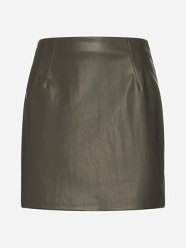 推荐Gloxinia faux leather miniskirt商品