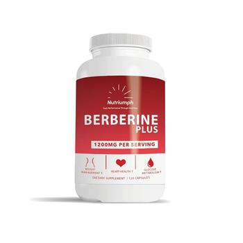 商品Nutriumph | BERBERINE - Weight, Heart Health & Glucose Metabolism Support supplement | 120 capsules,商家Macy's,价格¥215图片