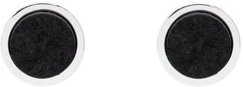 Stolen Girlfriends Club | Silver & Black Jade Earrings,商家Ssense US,价格¥417