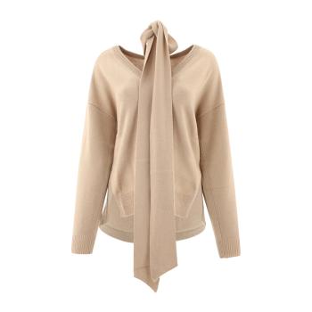 chloe c精选, Chloé | CHLOE' 女士米色针织衫/毛衣 C20AMP69-500-20O商品图片 满$100享9.5折, 满折