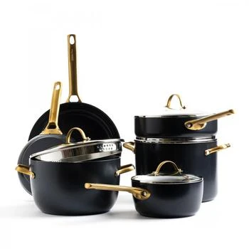 Greenpan | Greenpan Padova Reserve 10 Piece Cookware Set, Black,商家Premium Outlets,价格¥3277