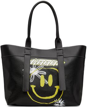 ganni包, Ganni | Black Graphic Tote商品图片 额外8.5折, 额外八五折