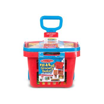 推荐Melissa & Doug Fill & Roll Grocery Basket Play Set商品