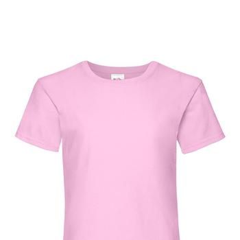 推荐Fruit Of The Loom Big Girls Childrens Valueweight Short Sleeve T-Shirt (Light Pink)商品