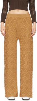 商品Isa Boulder | SSENSE Exclusive Tan Wafer Lounge Pants,商家SSENSE,价格¥715图片