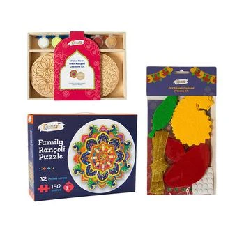 Kulture Khazana | Diwali Celebration Kit, Rangoli Puzzle, Craft Kit, Audio Story,商家Macy's,价格¥387