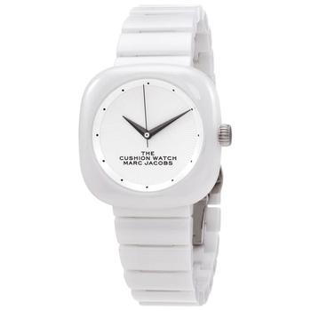 Marc Jacobs | The Cushion Quartz White Dial Ladies Watch MJ0120184710商品图片,1.6折