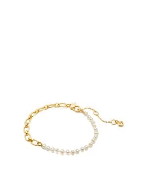 Kate Spade | Chain And Pearl Line Bracelet,商家Zappos,价格¥581