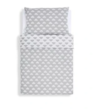Snüz | Cloud Print Duvet Cover & Pillowcase Set,商家Harrods,价格¥289