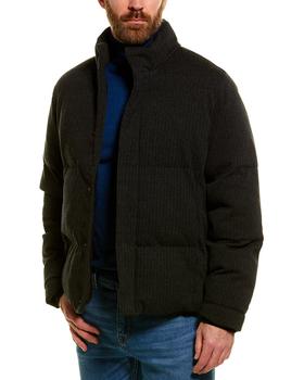 Vince | VINCE HERRINGBONE PUFFER JACKET商品图片,3.9折