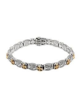 商品Konstantino | Delos 2.0 Ionic Order Finesse 18K Gold & Sterling Silver Bracelet,商家Saks Fifth Avenue,价格¥5703图片