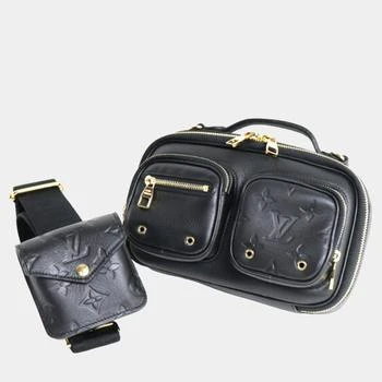 Louis Vuitton | Louis Vuitton Black Monogram Embossed Utility Crossbody Bag 