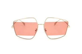 推荐Fendi Eyewear Geometric Frame Sunglasses商品