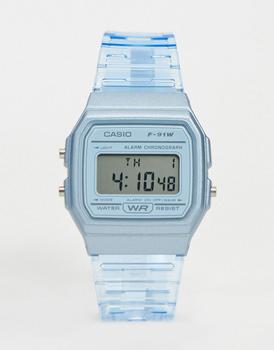Casio | Casio F-91WS-2EF digital watch in blue商品图片,
