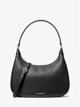 推荐Cora Large Pebbled Leather Shoulder Bag商品