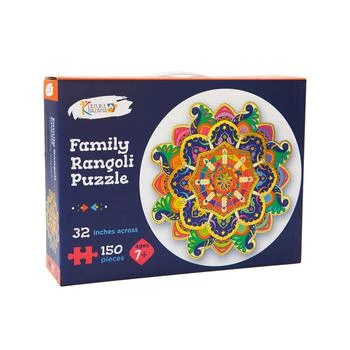 Kulture Khazana | Family Rangoli Diwali Holi Floor Puzzle, 150 Pieces,商家Macy's,价格¥238