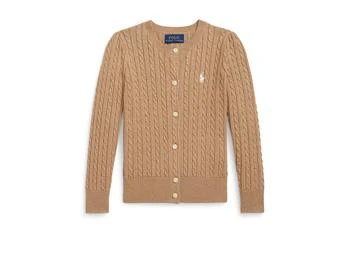 Ralph Lauren | Mini-Cable Cotton Cardigan (Toddler/Little Kid),商家Zappos,价格¥432