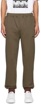 Helmut Lang Khaki Combo Lounge Pants