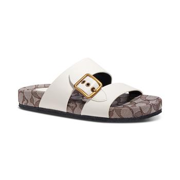 蔻驰女鞋, Coach | Women's Addison Logo Footbed Sandals商品图片 6折