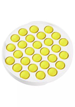 推荐Alphabet Round Push Pop Dimple Bubble Popper Pressure Relief - Circle - Yellow商品