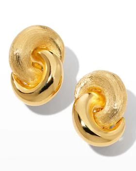 BEN-AMUN | 24k Gold Electroplate Circle Single Link Earrings,商家Neiman Marcus,价格¥1479