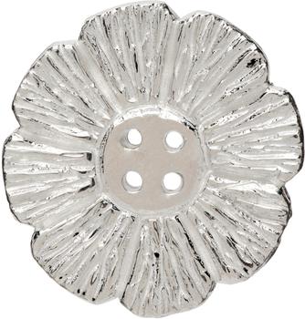 商品Bleue Burnham | SSENSE Exclusive Silver Marigold Button,商家SSENSE,价格¥2506图片
