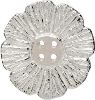 Bleue Burnham | SSENSE Exclusive Silver Marigold Button,商家Ssense US,价格¥2563