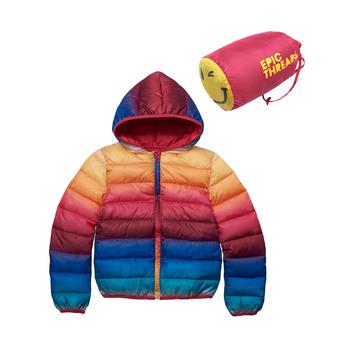 Epic Threads | Big Girls Packable Jacket with Bag, Created For Macy's商品图片,