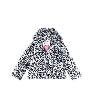 推荐Cleo Faux Fur Animal Print Coat (Toddler/Little Kids/Big Kids)商品