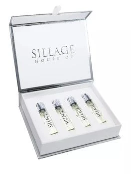 House of Sillage | Silver 4-Piece Holiday Travel Spray Refill Set,商家Saks Fifth Avenue,价格¥1268