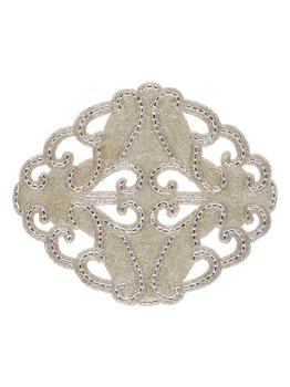 商品Nomi K | Beaded Cut Out Lace Placemat,商家Saks Fifth Avenue,价格¥573图片